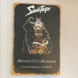 Savatage Motor City Madness metal Poster ⭐️2 for 15⭐️